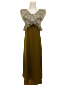 pleats tulle dress
