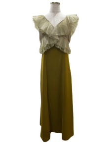 pleats tulle dress