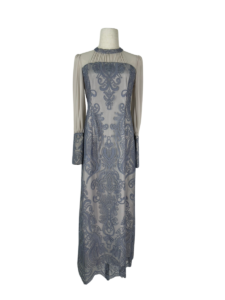 damask gather dress
