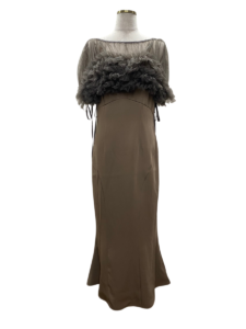 volume soft tulle dress