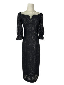 round cut dress