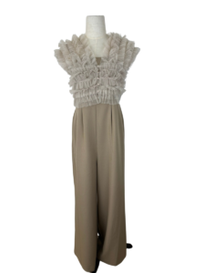 tulle vest all in one dress