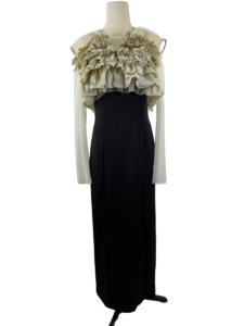 taffeta tulle vest set dress