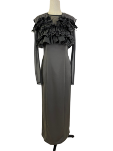 taffeta tulle vest set dress