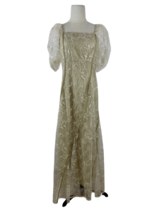 wave piping frare dress