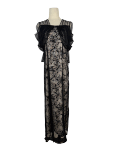tulle drape spangle dress