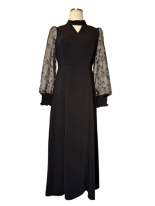 sleeve embroidery dress