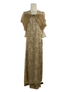 tulle drape spangle dress