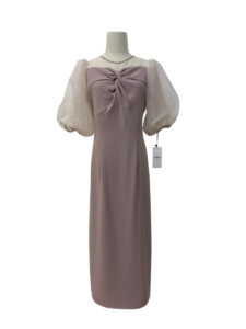 リボンデザインドットラインストーンOP