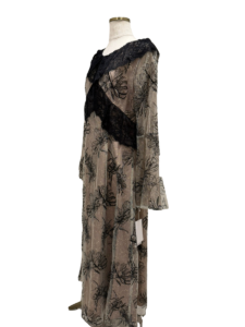cross lace flower dress